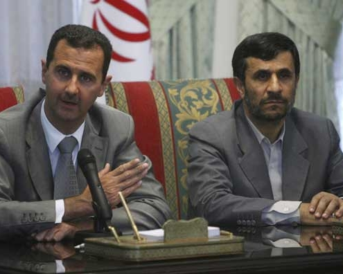 Presidents Assad and Ahmadinejad