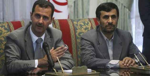 Presidents Assad and Ahmadinejad