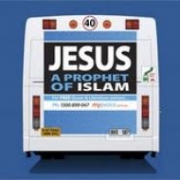 Jesus just a prophet ad on Sydney bus