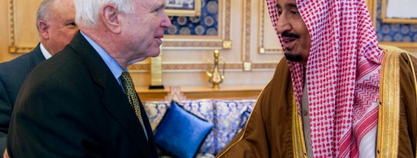 John McCain all smiles for the despotic monsters who rule Saudi Arabia